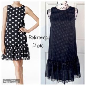 NWT Tommy Hilfiger Dotted Ruffled Hem Dress
